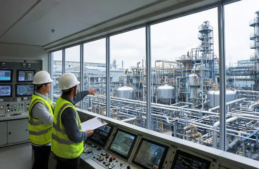 Energy processing plant equipment