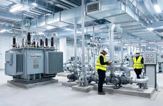 Power plant industrial support