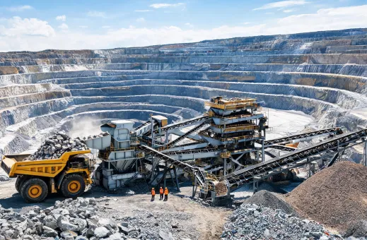 Open pit mine application